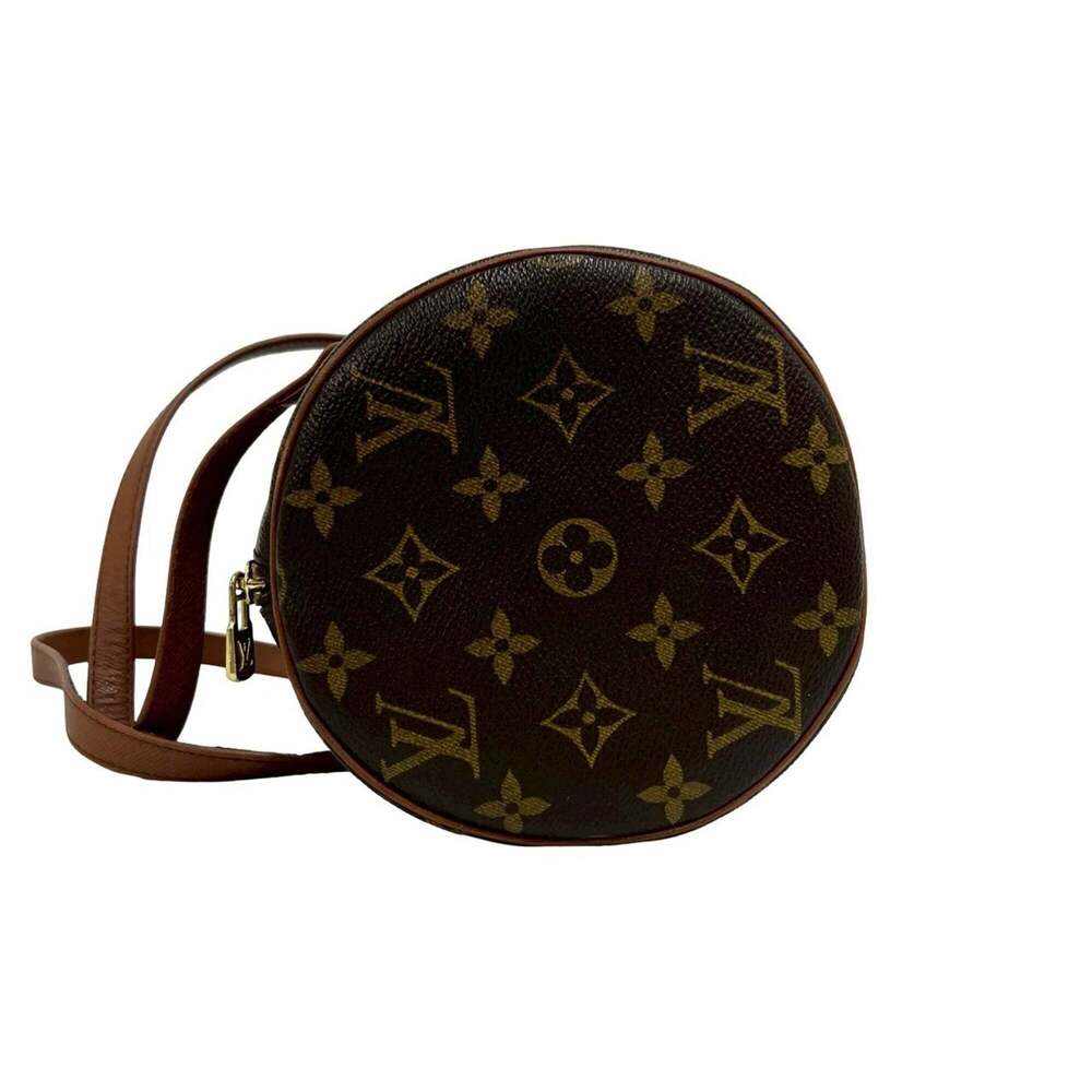 LOUIS VUITTON Brown Monogram Leather Papillon 30 Boston Bag - Picture 5 of 9